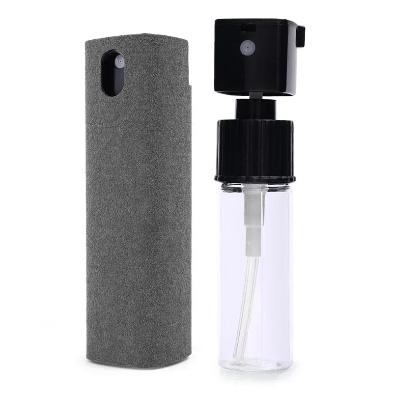 4in1 Microfiber Screen Cleaner Spray Bottle for Mobile Phone Ipad Computer Microfiber Polish Cloth Wipe Cleaning Glasses Wipes