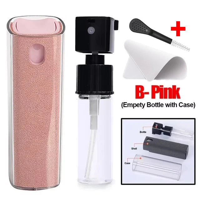 Screen Cleaner Spray Wipe for Laptop Monitor Phone PC Tablet Glass IPhone Touchscreen Polishing Cloth Cleaner Brush Cleaning Kit