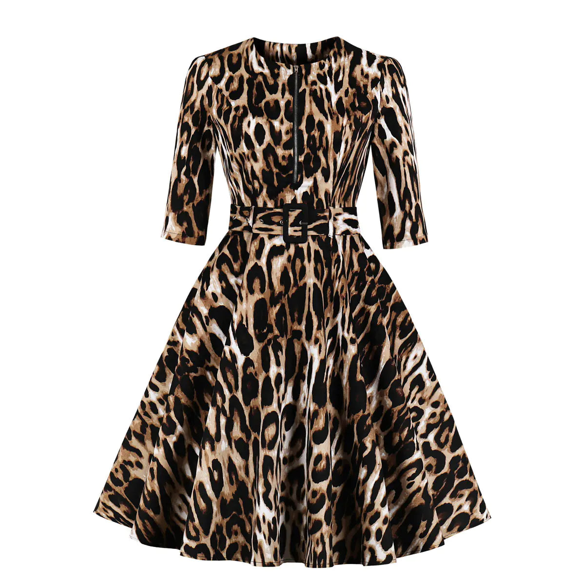 2020 Fall Fashion Leopard Print Dress for Women