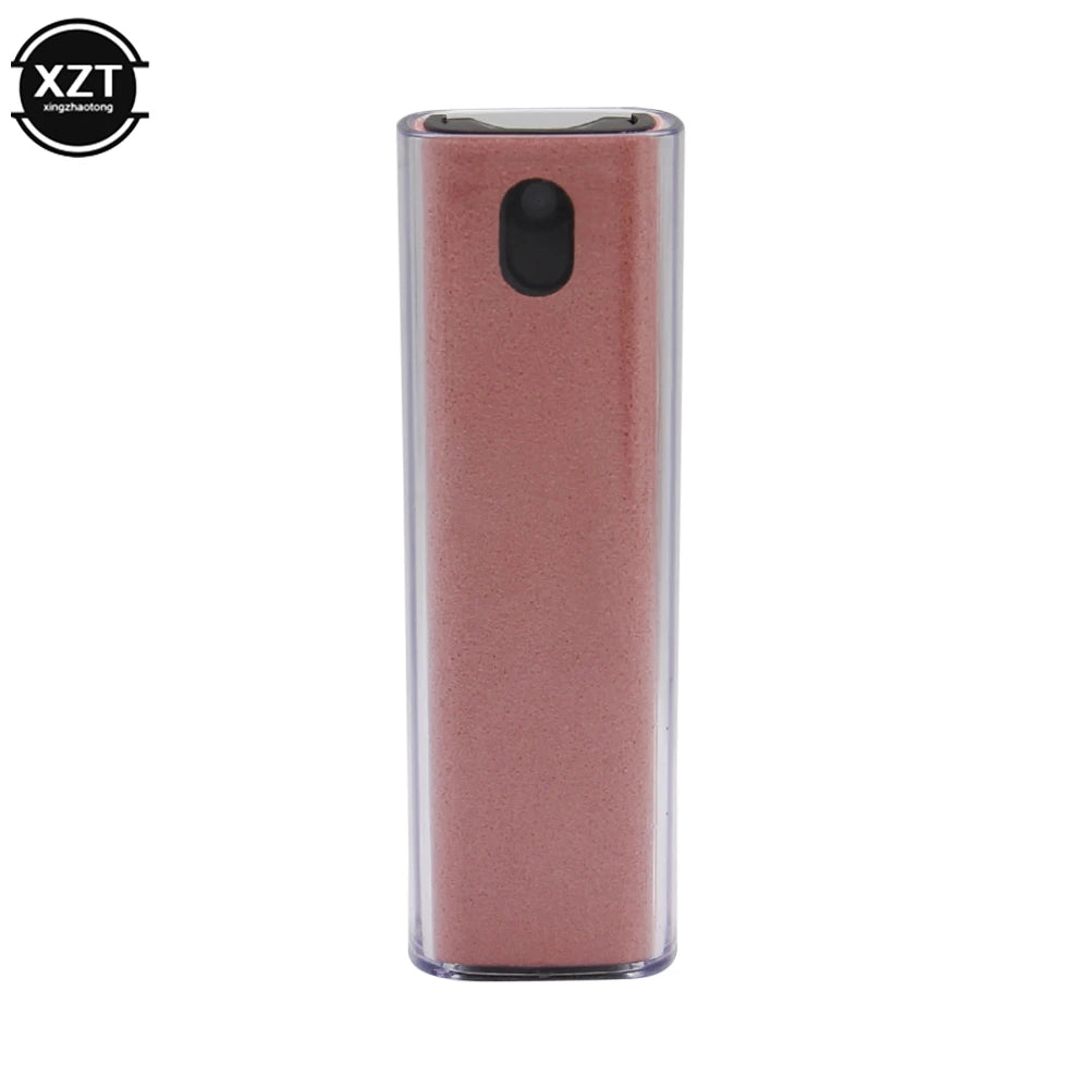 2 in1 Phone Screen Cleaner Spray Bottle Computer Mobile Phone Screen Dust Removal Tool Microfiber Cloth Set Tool Without Liquid