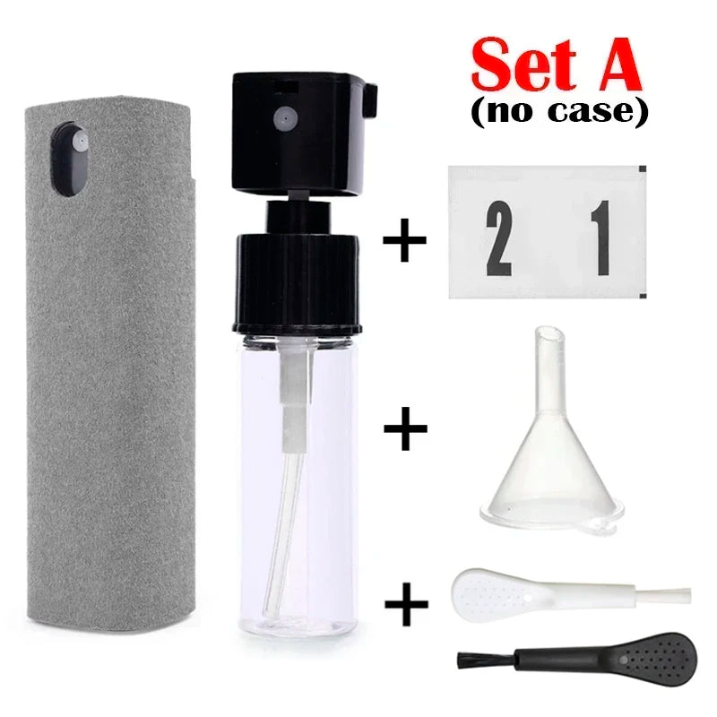 Microfiber Screen Cleaner Spray Bottle Mobile Phone Tablet Laptop Display Screen Cleaning Wipe Press Spray Bottle Without Liquid