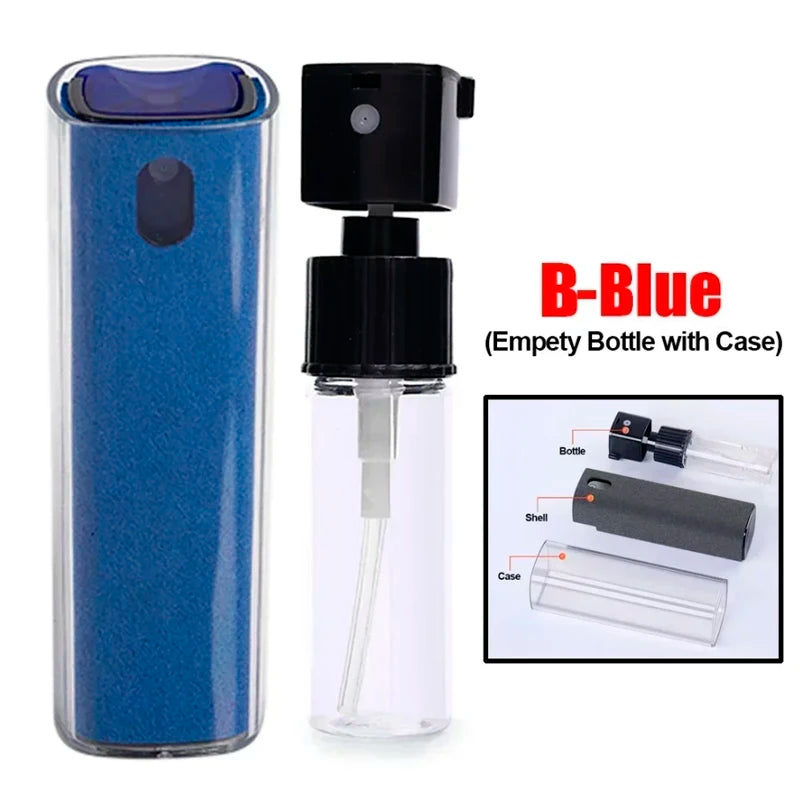 Microfiber Screen Cleaner Spray Bottle Mobile Phone Tablet Laptop Display Screen Cleaning Wipe Press Spray Bottle Without Liquid