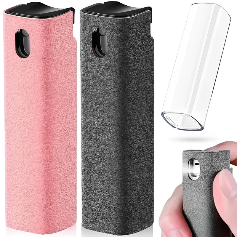 Microfiber Screen Cleaner Spray Bottle Mobile Phone Tablet Laptop Display Screen Cleaning Wipe Press Spray Bottle Without Liquid