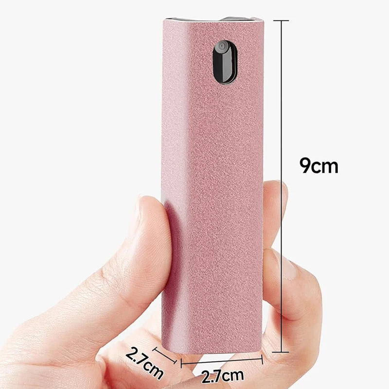 2 In 1 Screen Cleaner Spray Computer Mobile Phone Screen Dust Remover Tool Microfiber Cloth For iPhone iPad Cleaning Wipes