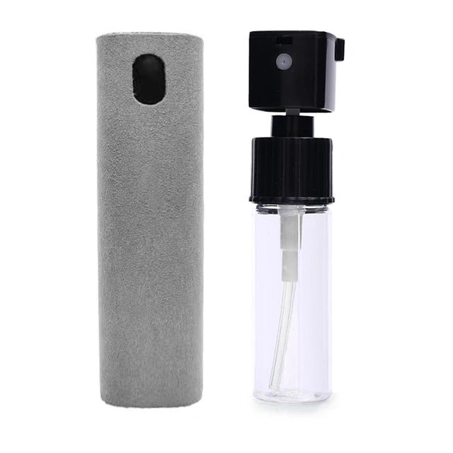 2In1 Microfiber Screen Cleaner Spray Bottle Set for Phone Ipad Screen Dust Removal Clean Cloth Wipe Iphone Cleaning Glasses Wipe