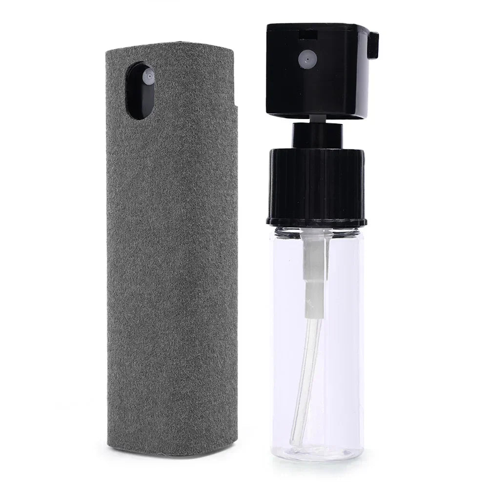 4in1 Microfiber Screen Cleaner Spray Bottle for Mobile Phone Ipad Computer Microfiber Polish Cloth Wipe Cleaning Glasses Wipes