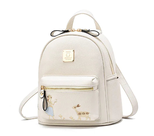 Fashionable Studded Backpack and Versatile Crossbody Bag